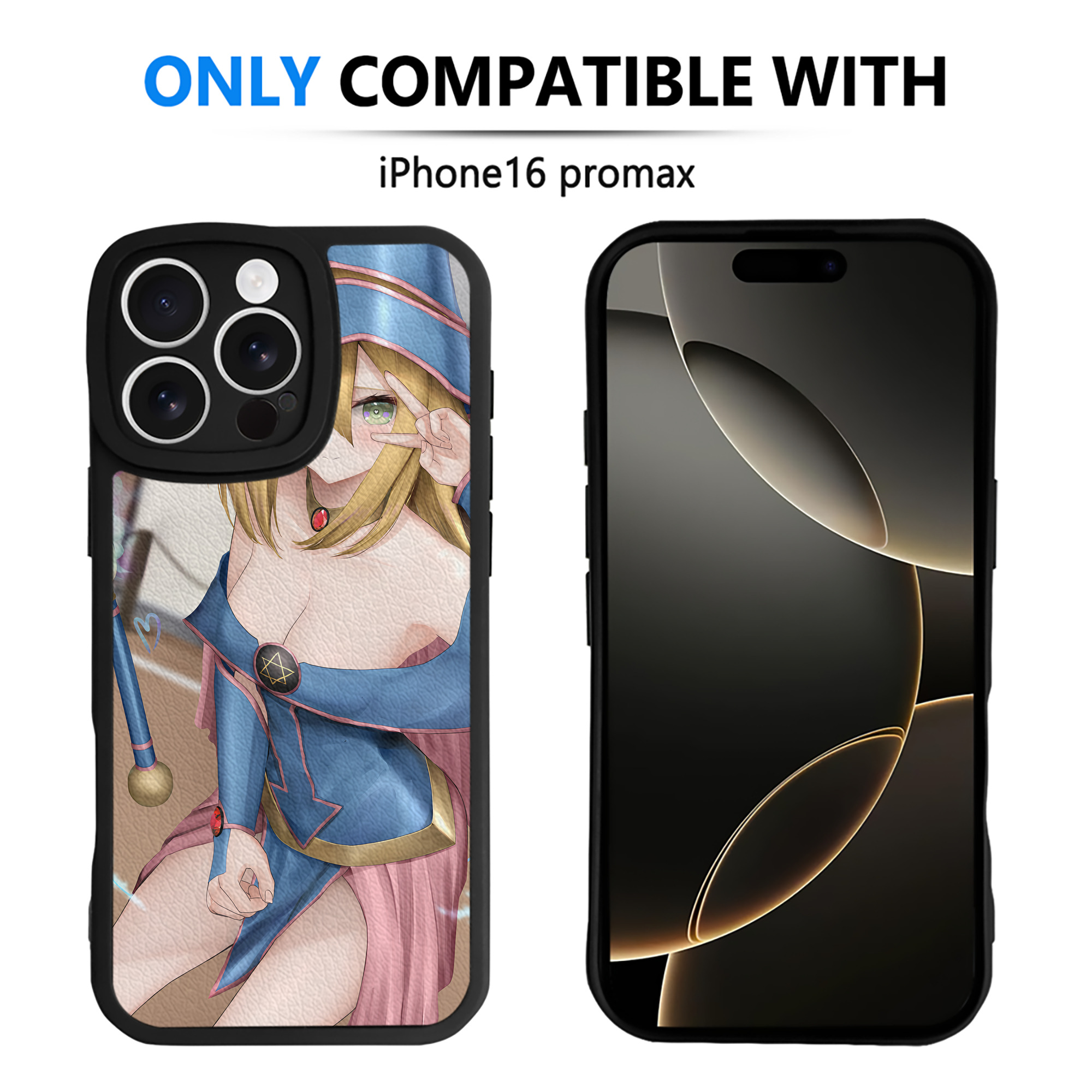 （画像用） 遊☆戯☆王 Yu-Gi-Oh! 【iPhone 16シリーズ対応】シリコンスマホケース（レザー調） 材質：シリコン
